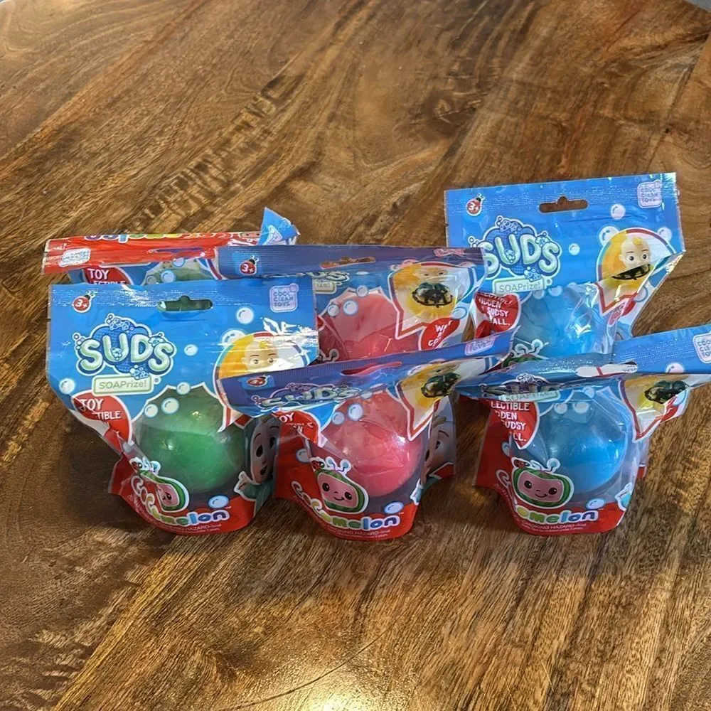 CoComelon SUDs SOAPrize 6 pk Includes 2 each of Skipper, Shark & Ballerina CeCe